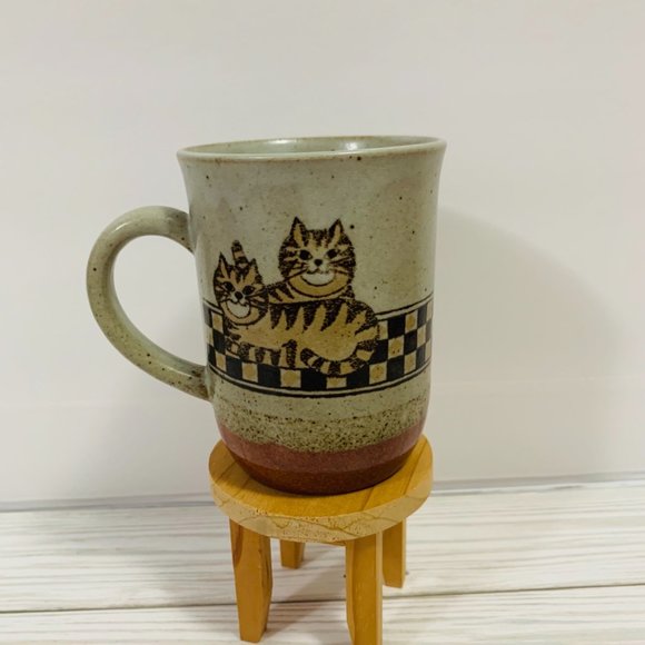 Cats Mug Heavy Stoneware - Picture 2 of 7